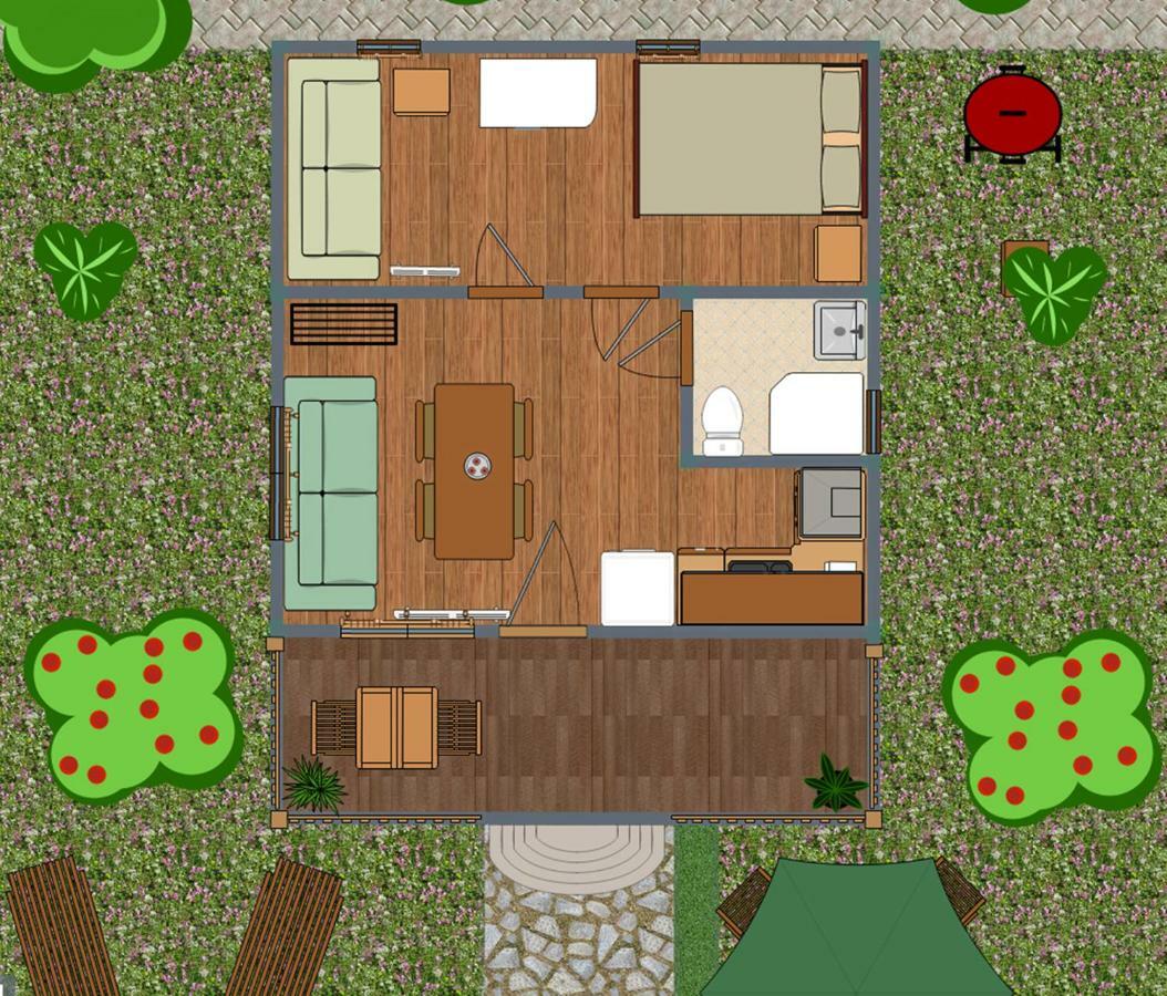 Cabanas Vallecino Мансаналь-де-лос-Инфантес Экстерьер фото